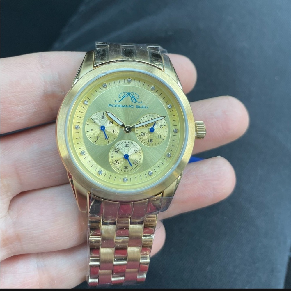 Porsamo bleu gold watch
